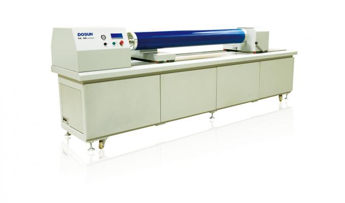 Tekstil Rotary Laser Engraver 640mm Layar Ulangi, Biru UV Engraving Machine 0